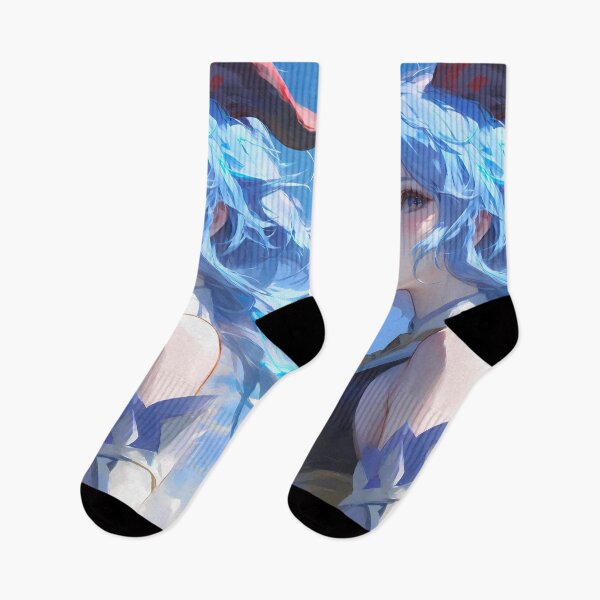 Item preview, Ganyu Genshin Impact Calm Ocean Summer Sky And Blue Serenity designed and sold by bystudiolereve.