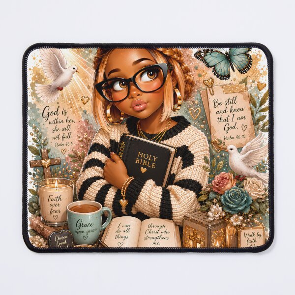 Item preview, Faith Over Everything Sticker | Christian Black Girl | Bible Lover | Faith Over Fear | Cute Christian Gift designed and sold by overcomercrafts.
