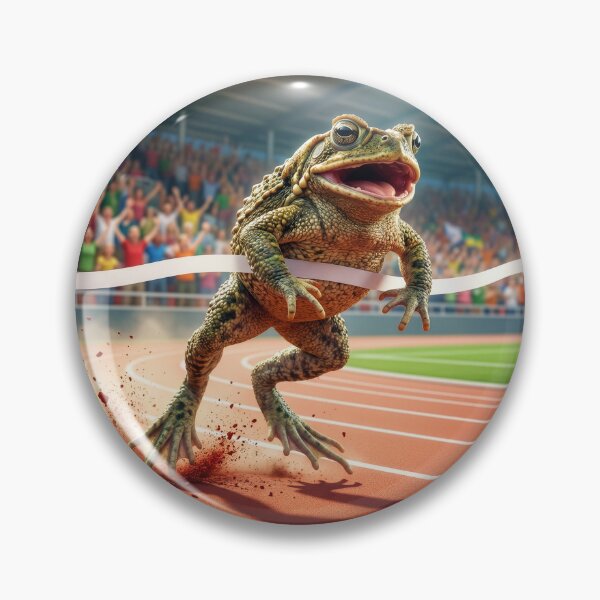 Item preview, Toad Bolts Across Finish Line designed and sold by Tridentulus.