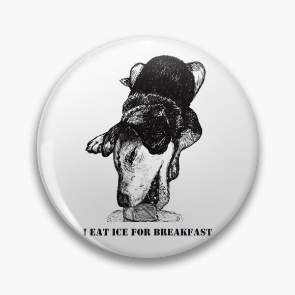 Item preview, I Eat ICE for Breakfast designed and sold by Felt Cute Handcrafts.