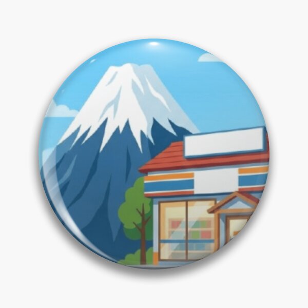 Item preview, Mt. Fuji and Japanese Convenience Store Illustration designed and sold by vekotpu.