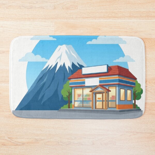 Item preview, Mt. Fuji and Japanese Convenience Store Illustration designed and sold by vekotpu.