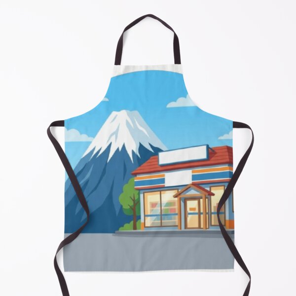 Item preview, Mt. Fuji and Japanese Convenience Store Illustration designed and sold by vekotpu.