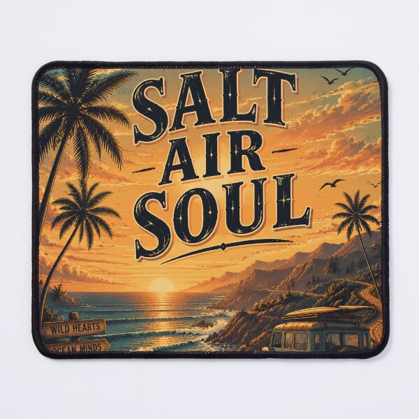Item preview, Salt Air Soul Coastal Sunset Jeep Adventure Wall Art Print | Retro Beach Aesthetic Decor designed and sold by FestivityFinds.