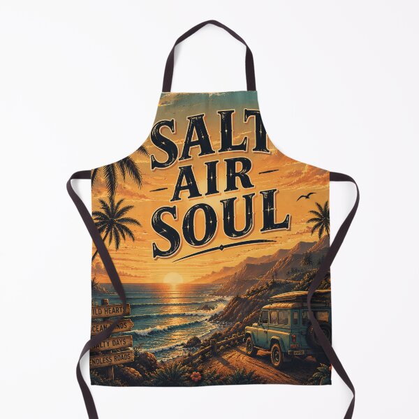 Item preview, Salt Air Soul Coastal Sunset Jeep Adventure Wall Art Print | Retro Beach Aesthetic Decor designed and sold by FestivityFinds.