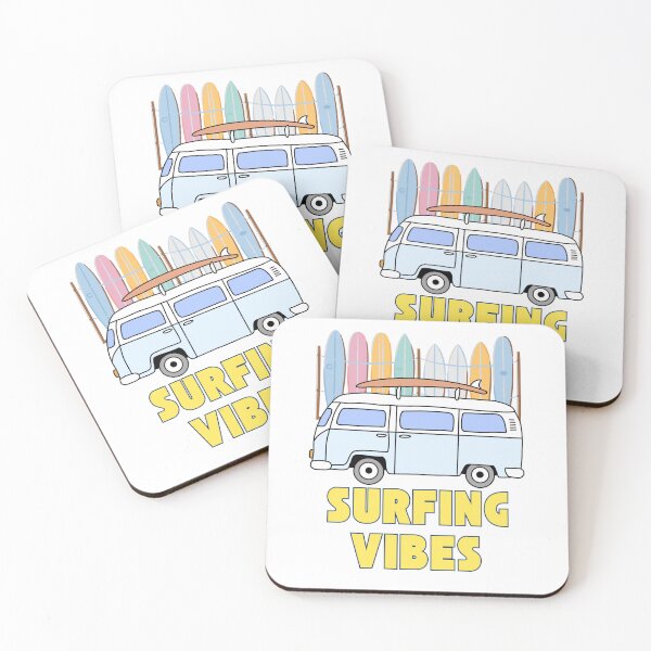 Item preview, Surfing Vibes Colorful Boards designed and sold by The Retromotel.