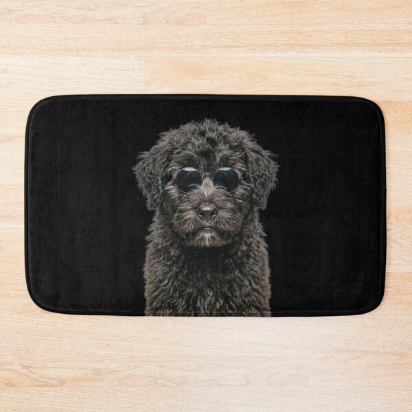 Item preview, Cute Baby Bouvier des Flandres Dog Wearing Sunglasses Funny designed and sold by RareLavender.