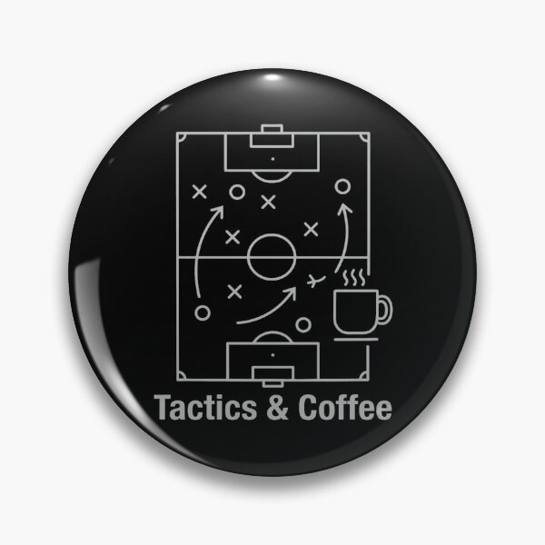 Item preview, Tactics & Coffee Funny Soccer Coach Playbook designed and sold by RoyalDeluxGo.