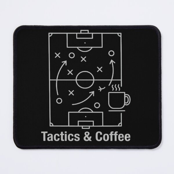Item preview, Tactics & Coffee Funny Soccer Coach Playbook designed and sold by RoyalDeluxGo.