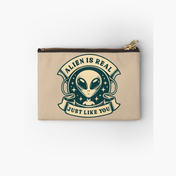 Item preview, Alien Is Real Just Like You – Vintage UFO Believer Quote designed and sold by Scaryzz.