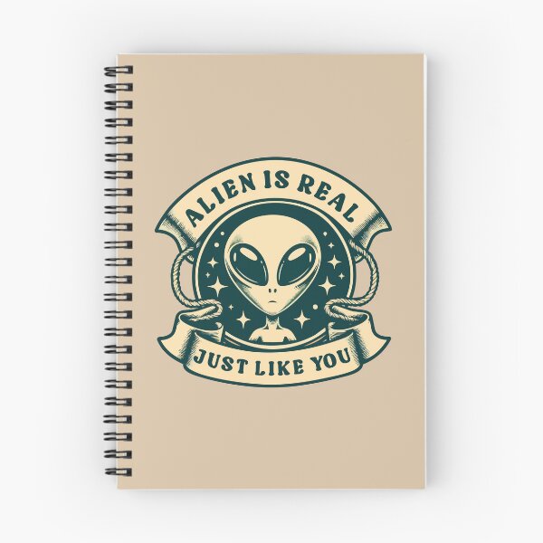 Item preview, Alien Is Real Just Like You – Vintage UFO Believer Quote designed and sold by Scaryzz.