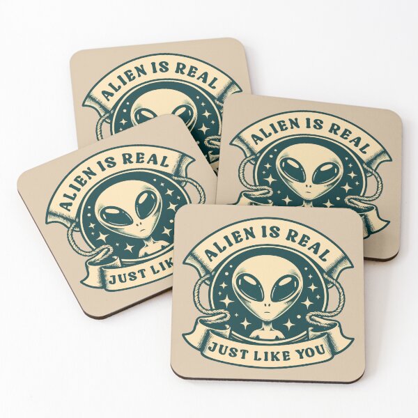 Item preview, Alien Is Real Just Like You – Vintage UFO Believer Quote designed and sold by Scaryzz.