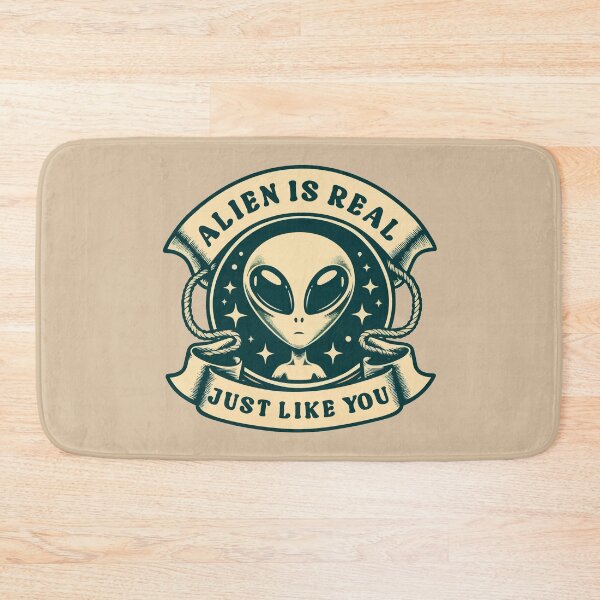 Item preview, Alien Is Real Just Like You – Vintage UFO Believer Quote designed and sold by Scaryzz.