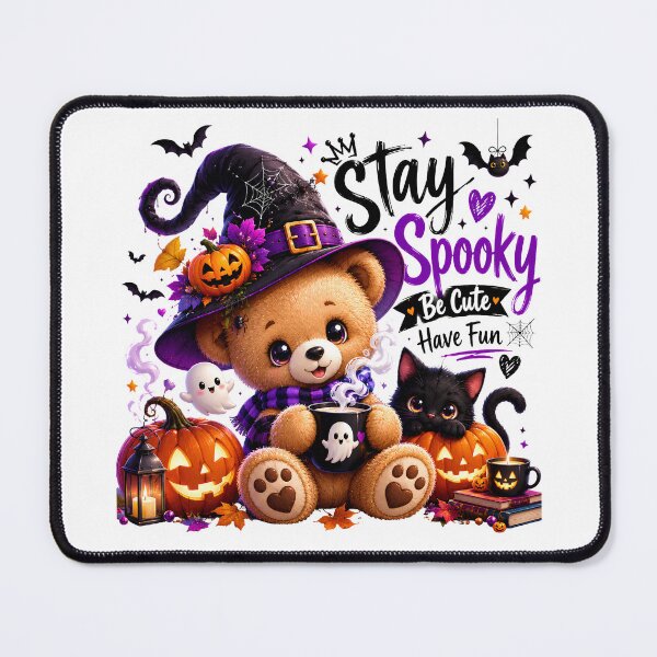 Item preview, Too Cute to Spook to Care | Spooky Teddy Bear Halloween Graphic | Cute Gothic Bear Design designed and sold by HorrorInkStudio.