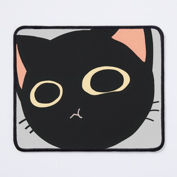 Item preview, Smushed Face Black Cat designed and sold by Deep Descent.
