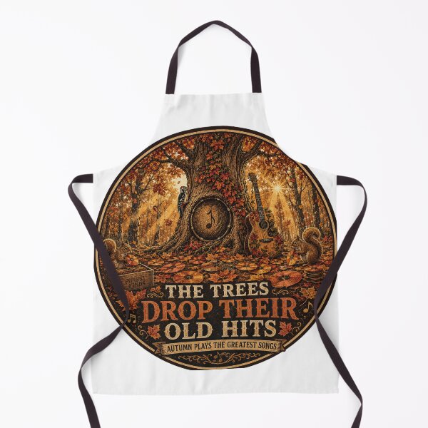 Item preview, The Trees Drop Their Old Hits | Autumn Music Art designed and sold by NatureHarmony16.