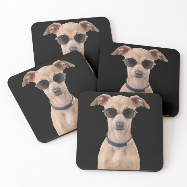 Item preview, Cute Baby Italian Greyhound Dog Wearing Sunglasses Funny designed and sold by RareLavender.