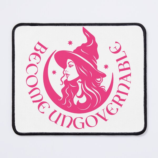 Item preview, Become Ungovernable | Minimalist Witch Aesthetic | Pink designed and sold by Starlett Designs.