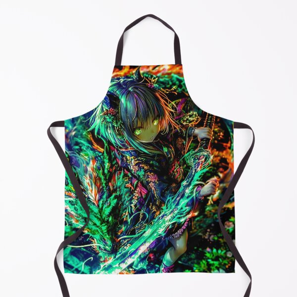 Item preview, Neon Dragon Oni Samurai | Mystic Blade Anime Fantasy Art designed and sold by Dyan4.