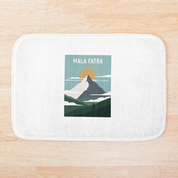 Aperçu de l'œuvre Affiche alpine minimaliste vintage Mala Fatra Slovaquie créée et vendue par DuckOddity.