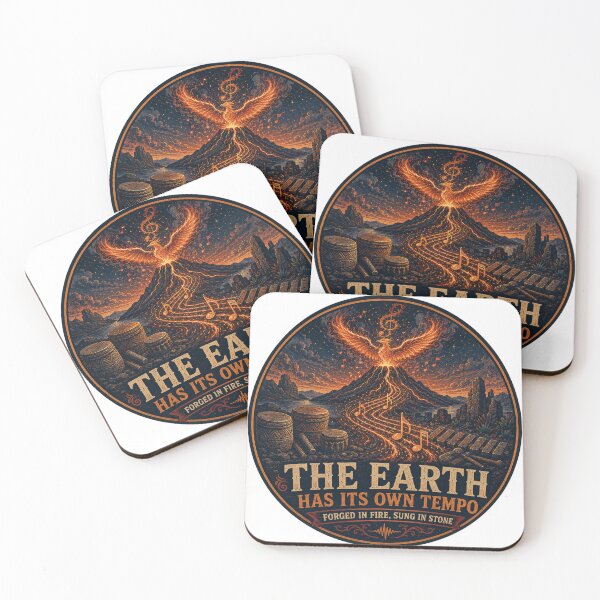 Item preview, The Earth Has Its Own Tempo | Volcano Music Art designed and sold by NatureHarmony16.