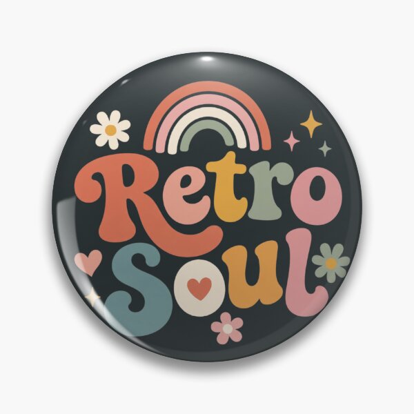 Item preview, Retro Soul Cute Retro Typography | Vintage Groovy Aesthetic Floral Quote Sticker designed and sold by Sanika arts .
