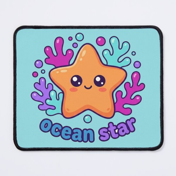 Item preview, Cute Ocean Star Cartoon Design | Kawaii Sea Star Sticker | Underwater Theme Art designed and sold by morning sun.
