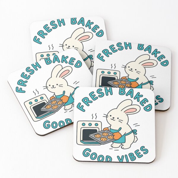 Item preview, Adorable Bunny Baking Fresh Cookies Cute Baker Rabbit designed and sold by Ritlansie.