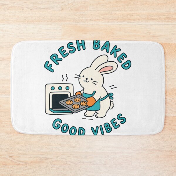Item preview, Adorable Bunny Baking Fresh Cookies Cute Baker Rabbit designed and sold by Ritlansie.