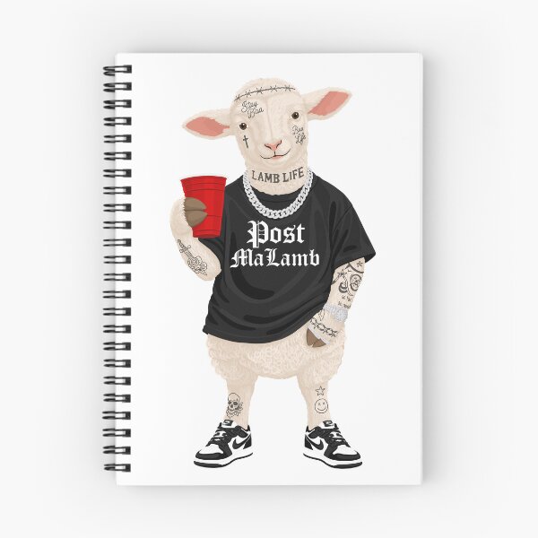 Item preview, Post MaLamb Sticker | Funny Post Malone Sheep Pun Design designed and sold by The Home Of Pink Peach.