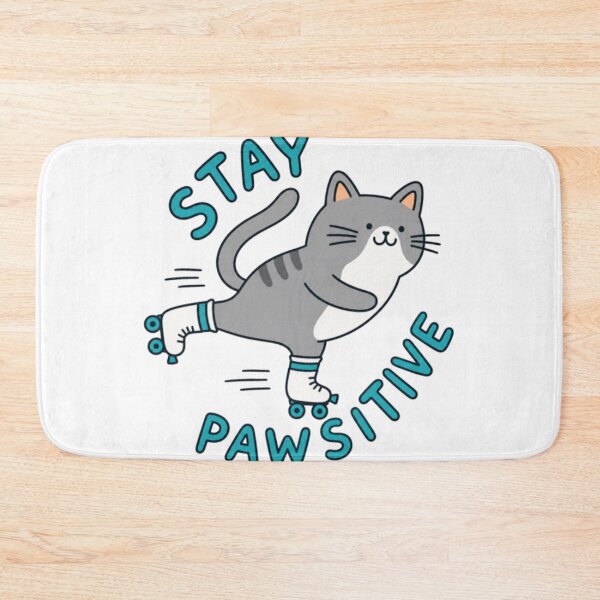 Item preview, Playful Cat Rolling Into Good Times Cute Kitten Cartoon designed and sold by Ritlansie.
