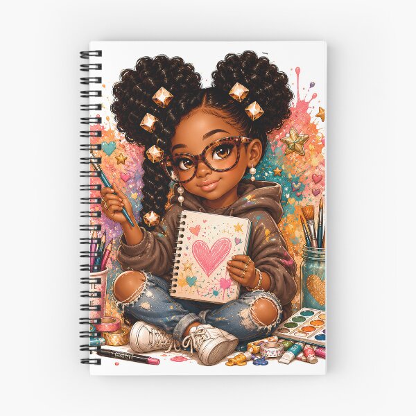 Item preview, Painter Babe Sticker | Creative Artist | Black Girl Artist | Paint Lover | Art Journal Sticker designed and sold by overcomercrafts.