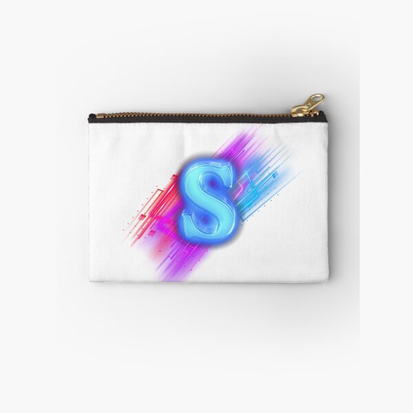 Item preview, Letter S Neon Cyber 3D Glass Monogram Art designed and sold by rich-moda.