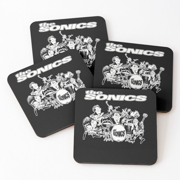 Item preview, Black And White Cartoon Illustration Of A Live Music Band Playing designed and sold by Filip0.