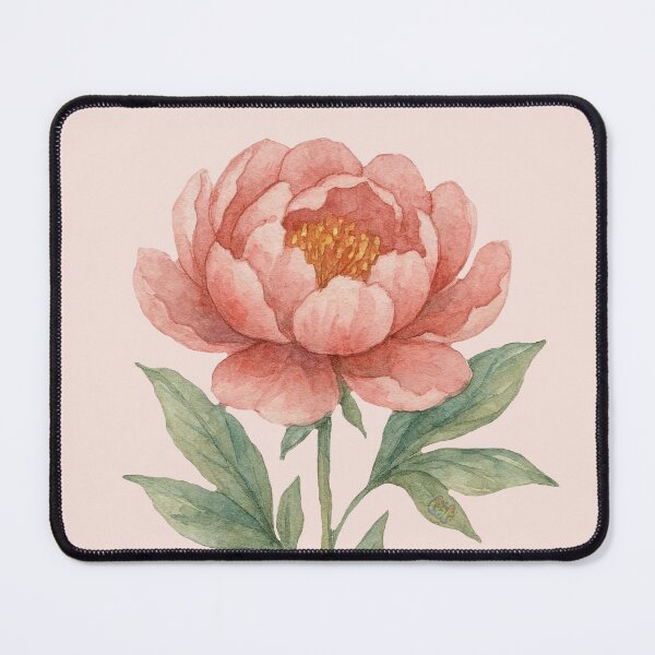 Item preview, Vintage Watercolor Pink Peony Graphic designed and sold by CAutumnTrapp.