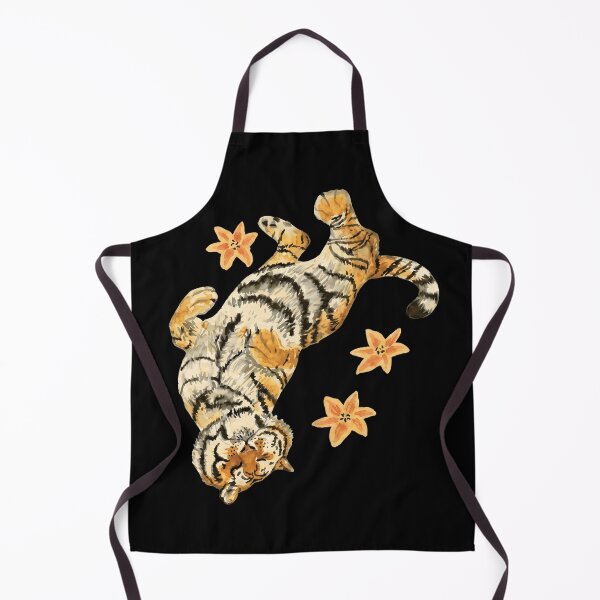 Item preview, Sleeping Watercolor Tiger With Lily Flowers Vintage Animal Lover Graphic T-Shirt designed and sold by Lilbahlil.