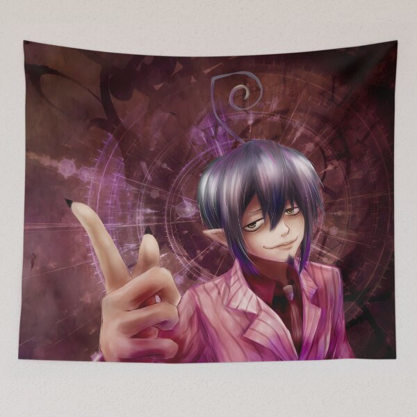 Item preview, Mephisto Pheles Blue Exorcist Mystic Pink Gesture designed and sold by bystudiolereve.