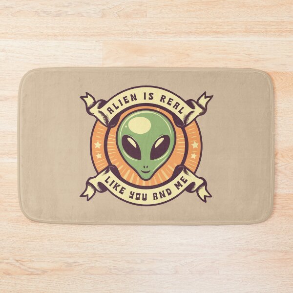 Item preview, Alien Is Real Like You And Me /// Funny UFO Believer Quote designed and sold by Scaryzz.