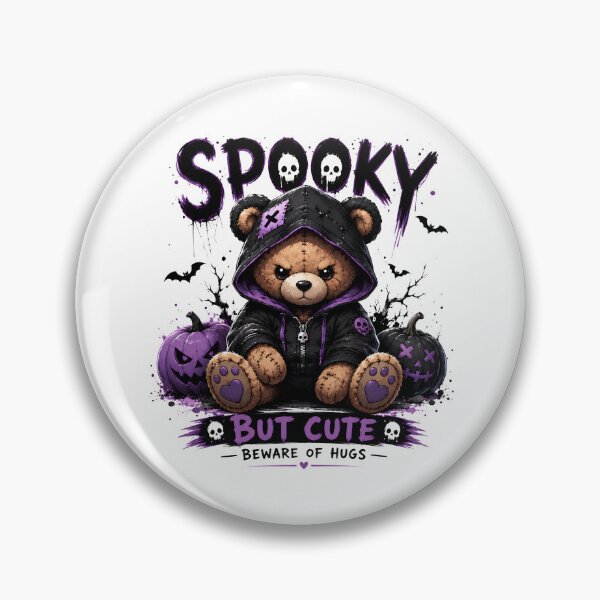 Item preview, Spooky But Cute Teddy Bear. designed and sold by HorrorInkStudio.
