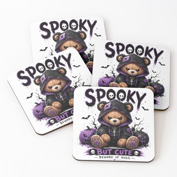 Item preview, Spooky But Cute Teddy Bear. designed and sold by HorrorInkStudio.
