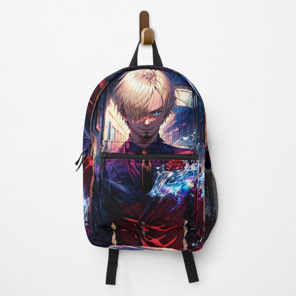 Item preview, Sanji Vinsmoke One Piece Rose Alley Blue Aura designed and sold by bystudiolereve.