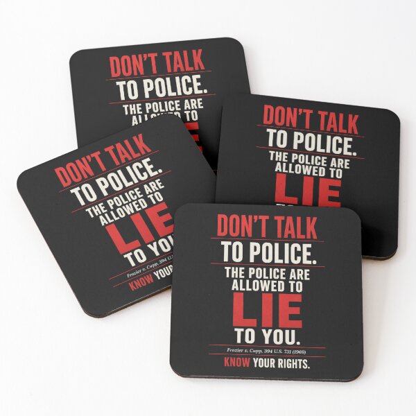 Item preview, The Police Are Allowed To Lie To You (Dark Background) designed and sold by PhoenixorFlame7.