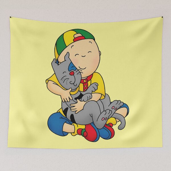 Item preview, Caillou with his cat Gilbert designed and sold by JarquinDD.