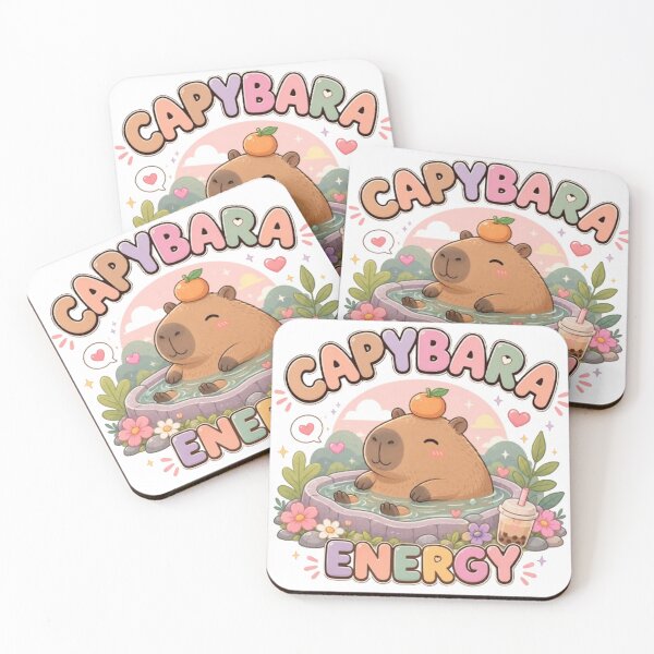 Item preview, Capybara Energy – Cute Chill Capybara Meme | Cozy Animal Vibes designed and sold by PapaAli.
