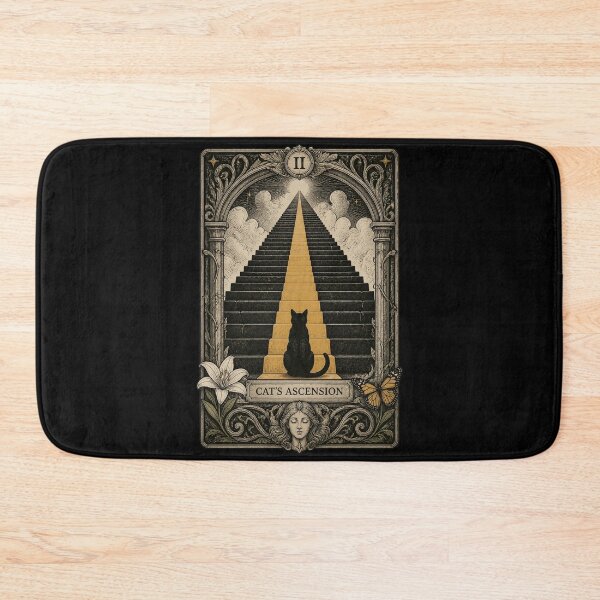 Item preview, A Cat's Ascension. Tarot Card designed and sold by Birdie and Flynn.