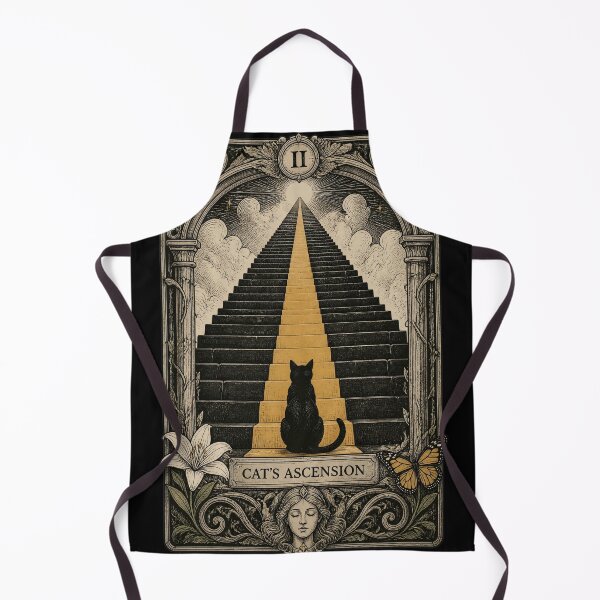 Item preview, A Cat's Ascension. Tarot Card designed and sold by Birdie and Flynn.
