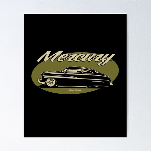 Item preview, 1950 Mercury Chopped Top olive - Lowrider, Kustom, Hot Rod, Muscle Car designed and sold by Elegant Customs.