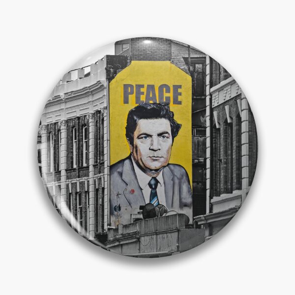 Item preview, John Hume's PEACE mural designed and sold by Alex Preiss.