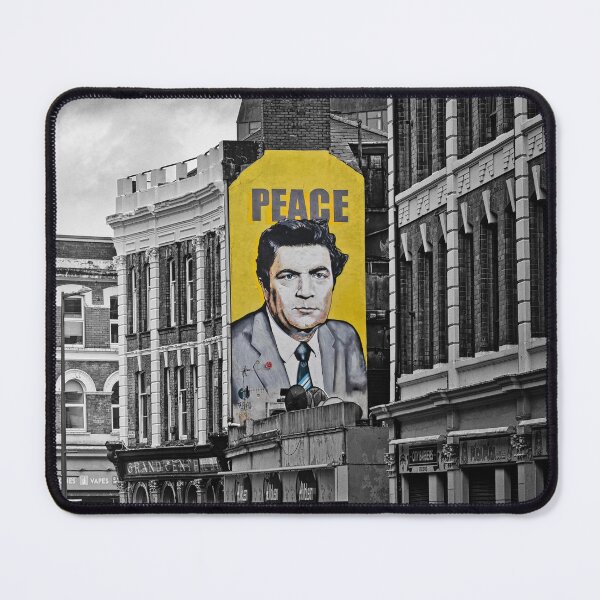 Item preview, John Hume's PEACE mural designed and sold by Alex Preiss.