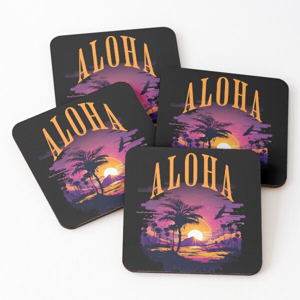 Item preview, Aloha Sunset on Beach designed and sold by The Retromotel.